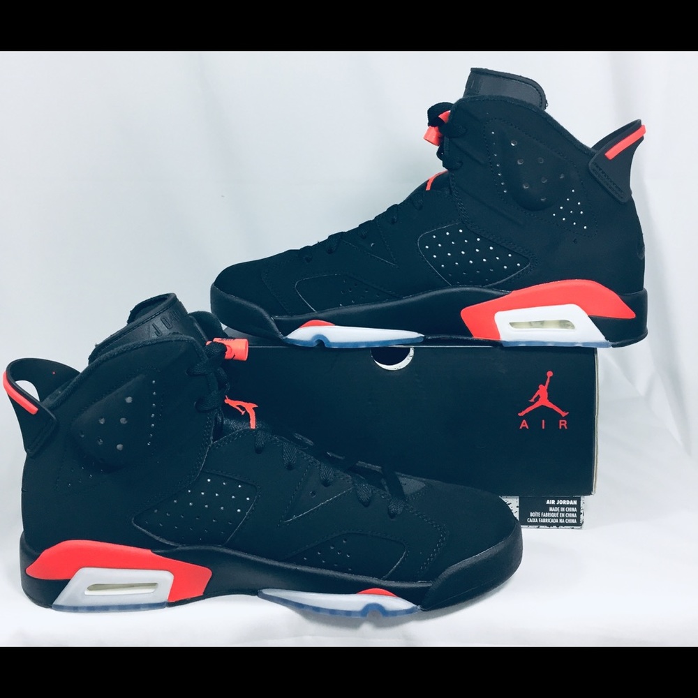 AIR JORDAN 6 RETRO "INFRARED 2019 RELEASE" - Picture 2 of 5
